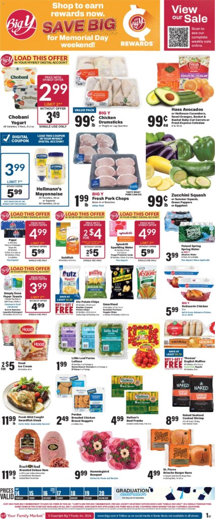 Big Y Weekly Ad This Week: May 14 to May 20 2026 Specials Await!
