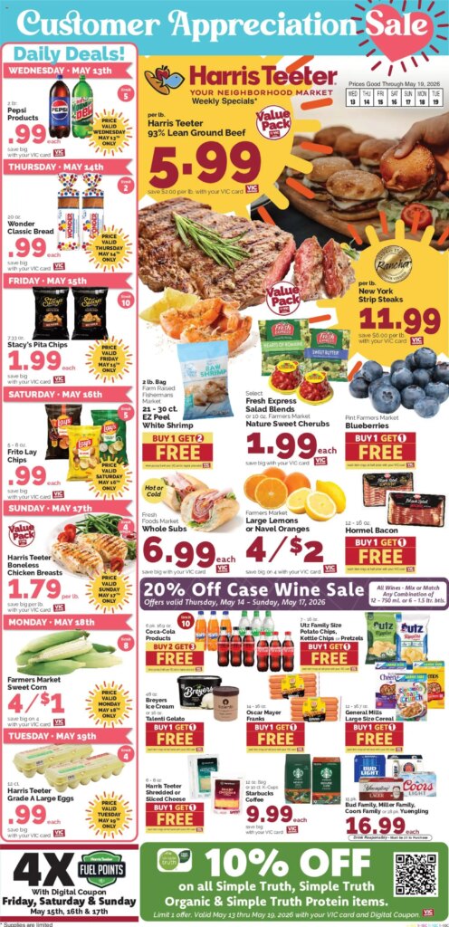 Harris Teeter Weekly Ad This Week: Savings from May 13 to May 19 2026