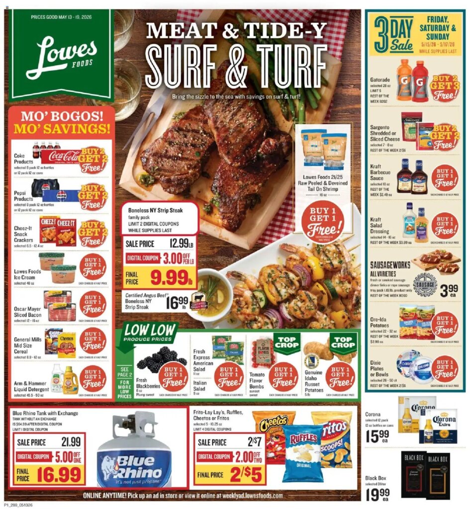 Lowes Foods Weekly Ad This Week: May 13 to May 19 2026 Savings!