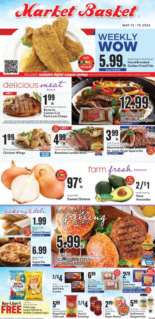 Market Basket Weekly Ad This Week – May 13 to May 19 2026 Special Offers