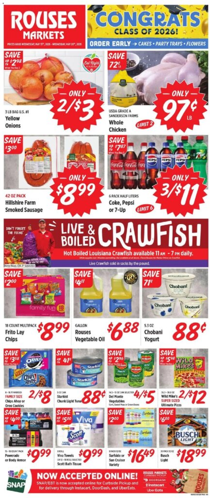 Rouses Weekly Ad This Week: Hot Deals May 13 to May 20 2026!