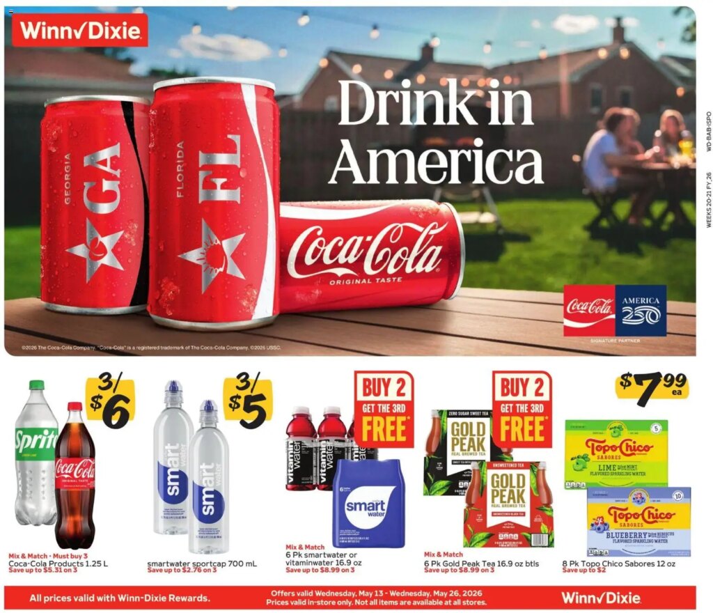 Winn Dixie In-Store Flyer Deals May 13 to May 26 2026 – Don’t Miss Out!