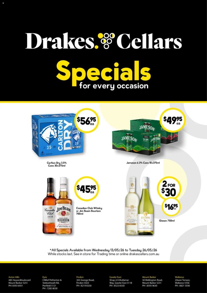 Drakes Specials: Weekly Catalogue Deals – May 13 2026 Savings Await!