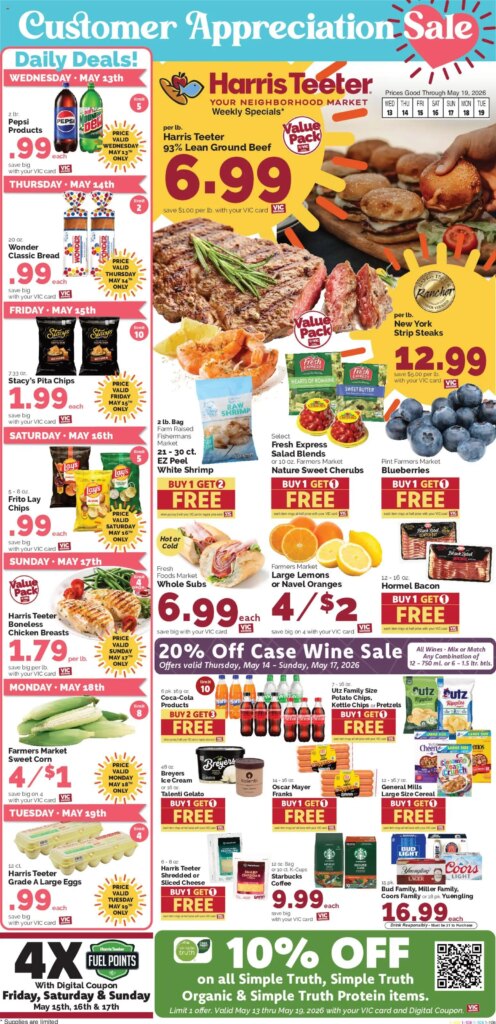 Harris Teeter Weekly Ad This Week: Exciting Deals May 13 to May 19 2026
