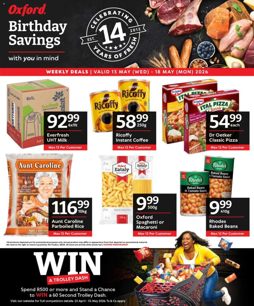 Oxford Freshmarket Specials: Unmissable Deals for 13 May 2026!