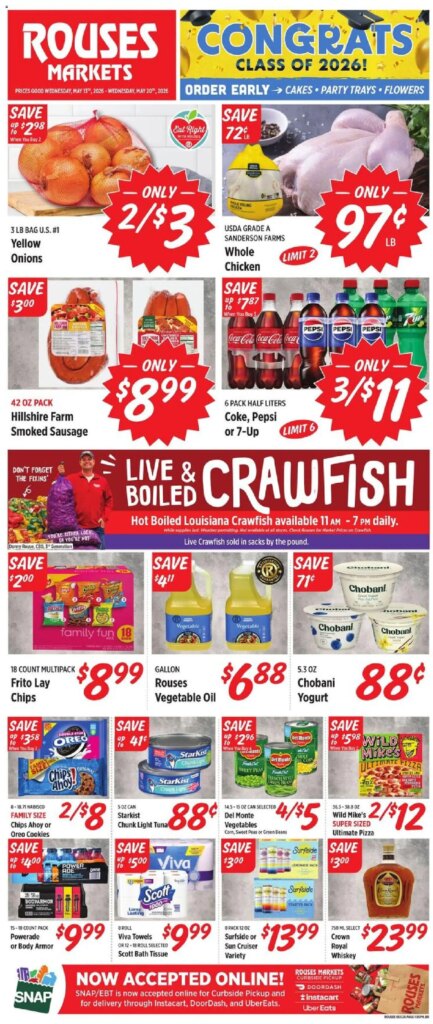Rouses Weekly Ad This Week: Huge Savings May 13 to May 20 2026!