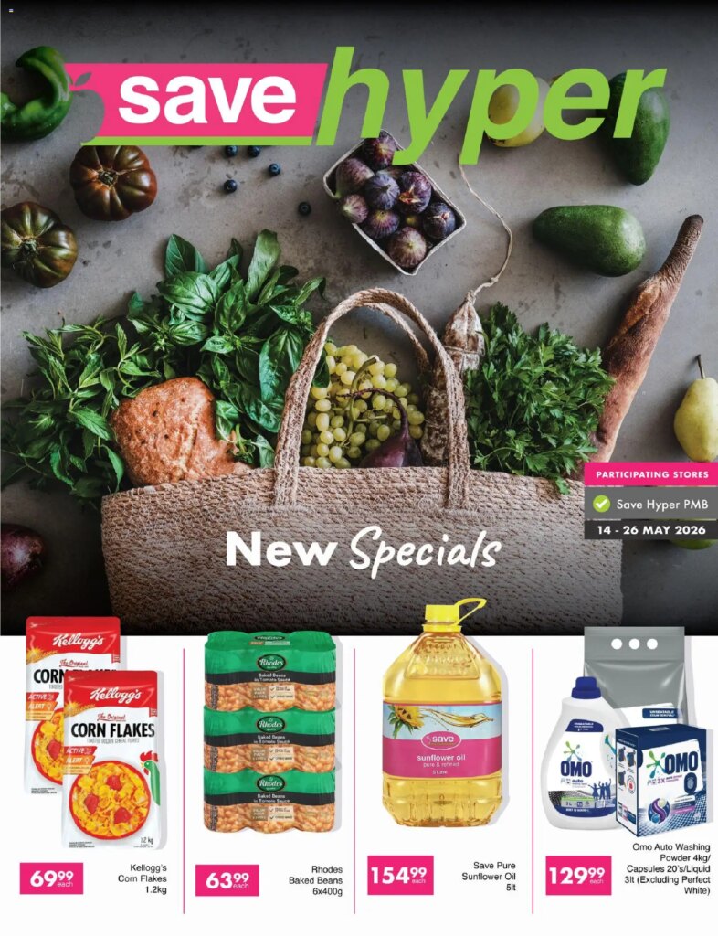 Save Specials: Amazing Deals Starting 14 May 2026! Special This Week