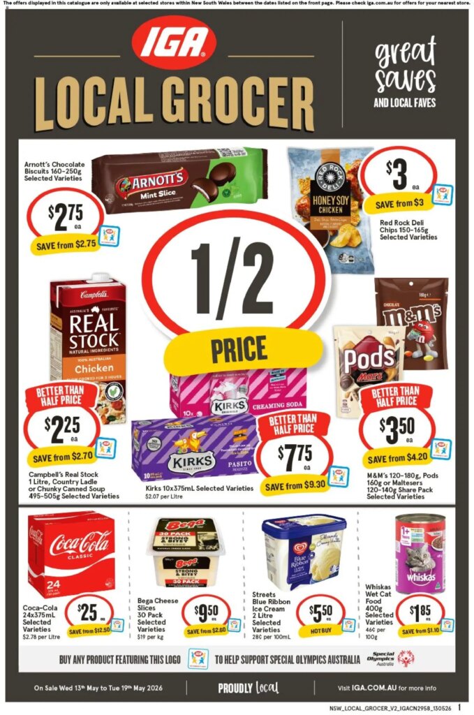 Massive Deals This Week at IGA Local Grocer NSW – May 13 2026 Catalogue!