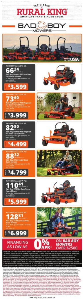 Rural King Weekly Ad This Week: Amazing Deals May 14 to May 20 2026