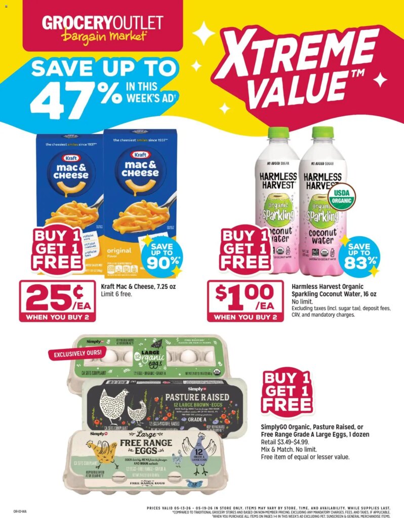 Grocery Outlet Weekly Ad This Week: Unmissable Deals May 13 to May 19 2026