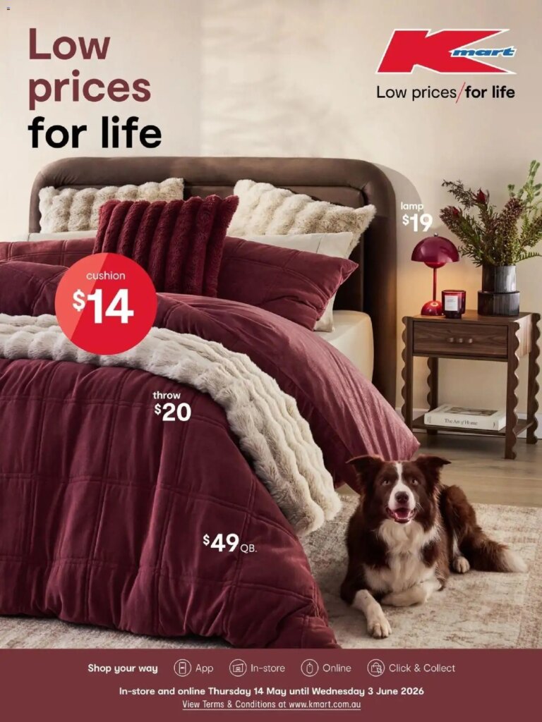 Kmart Winter Living Catalogue This Week: May 13 2026 Deals & Offers