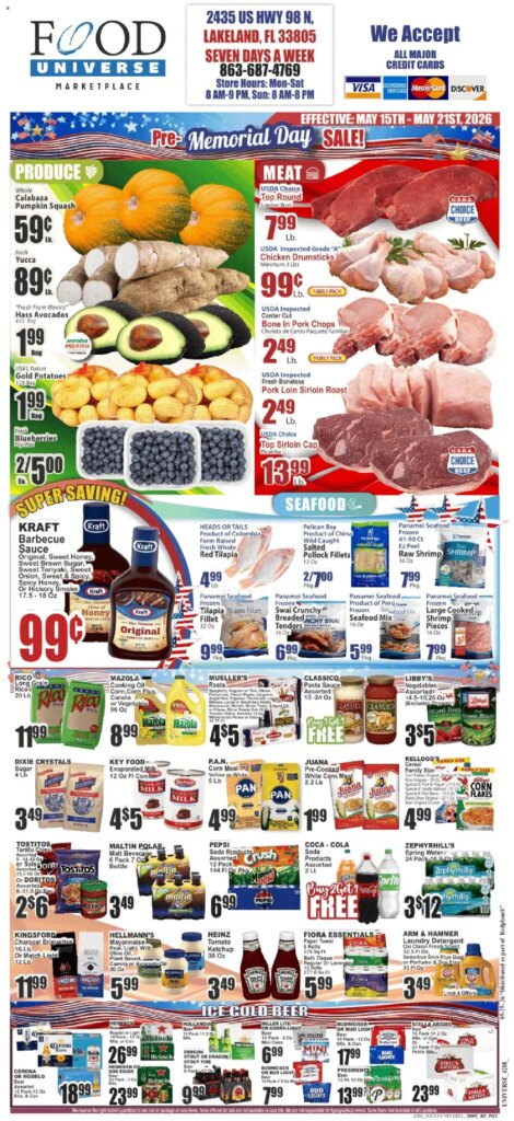 Food Universe Weekly Ad This Week: May 15 to May 21 2026 Specials Await!