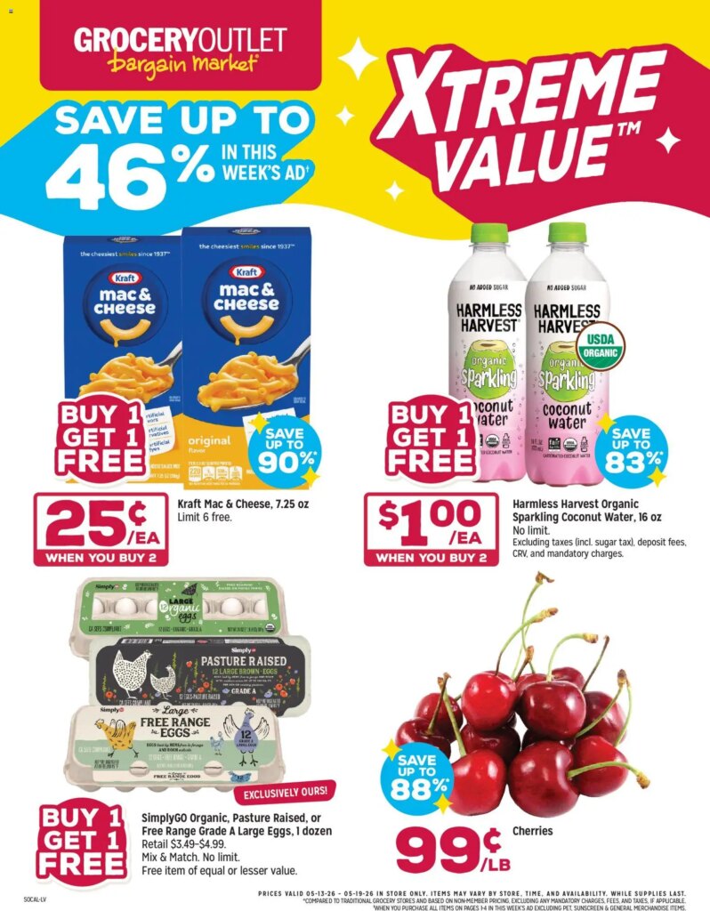 Grocery Outlet Savings This Week May 13 to May 19 2026 – Check the Flyer