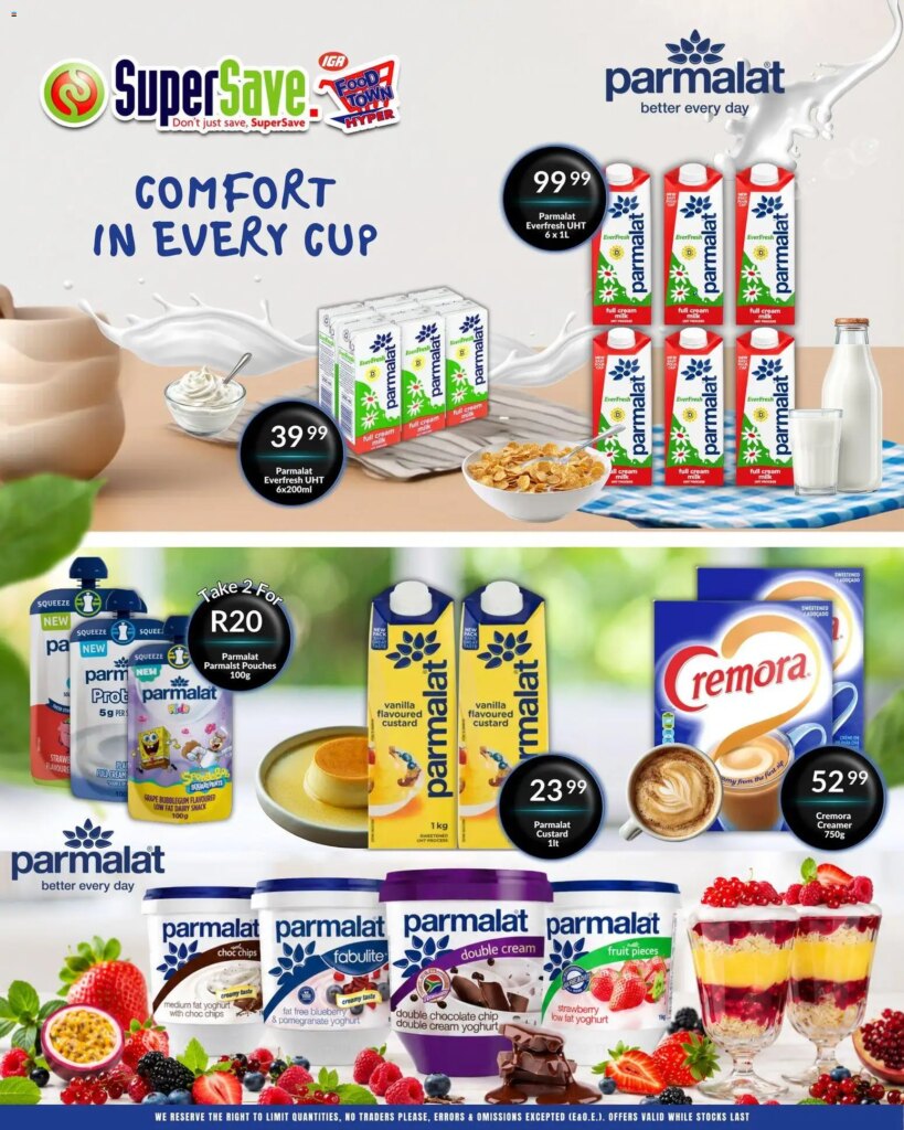 Amazing Savings on Super Save Parmalat Specials: 14 May 2026 Deals! 8 Amazing Savings on Super Save Parmalat Specials: 14 May 2026 Deals!