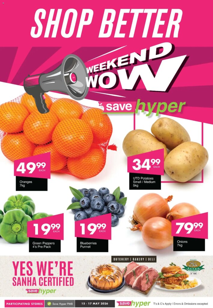 Unmissable Savings: Save Weekend WOW Special This Week – 15 May 2026