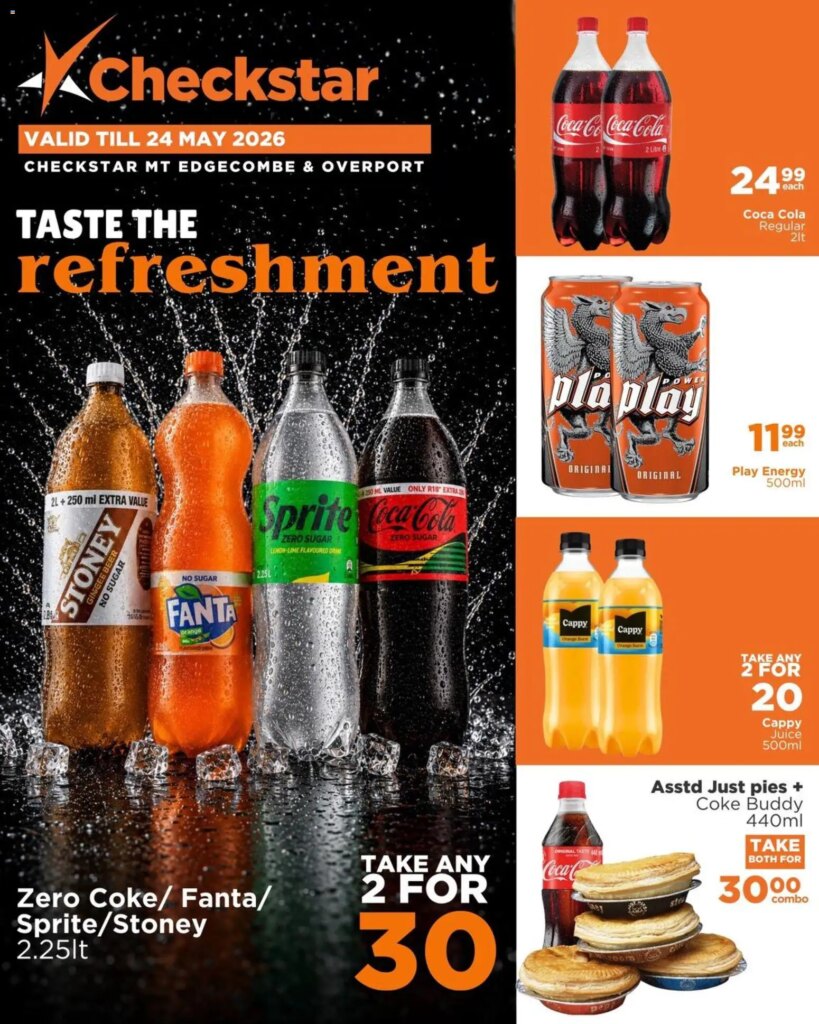 Unmissable Specials at Check Star Refreshing Deals – 15 May 2026!
