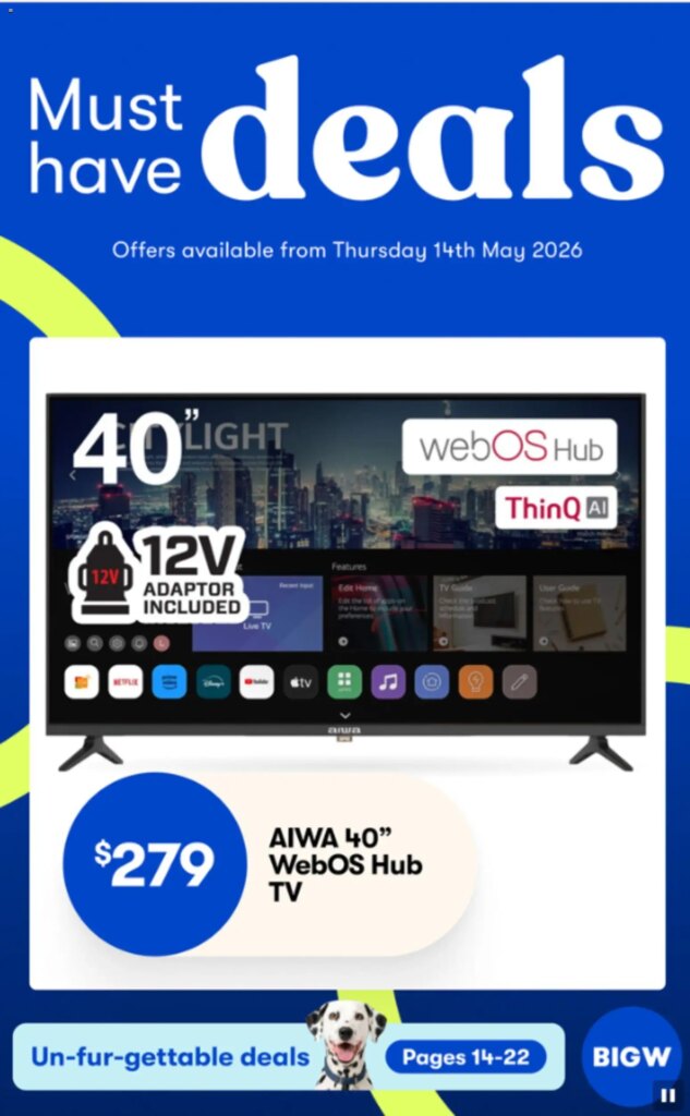 Big W Catalogue This Week: May 14 Deals & Specials You Can’t Miss!