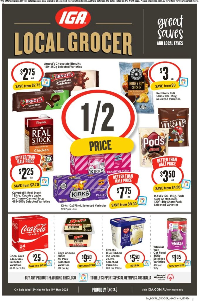 IGA Local Grocer SA Catalogue This Week: May 13 Deals & Savings!