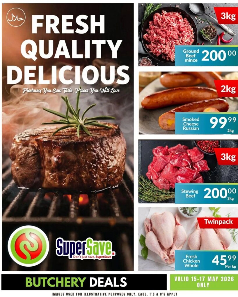 Unmissable Super Save Butchery Specials – 15 May 2026 Savings Await!