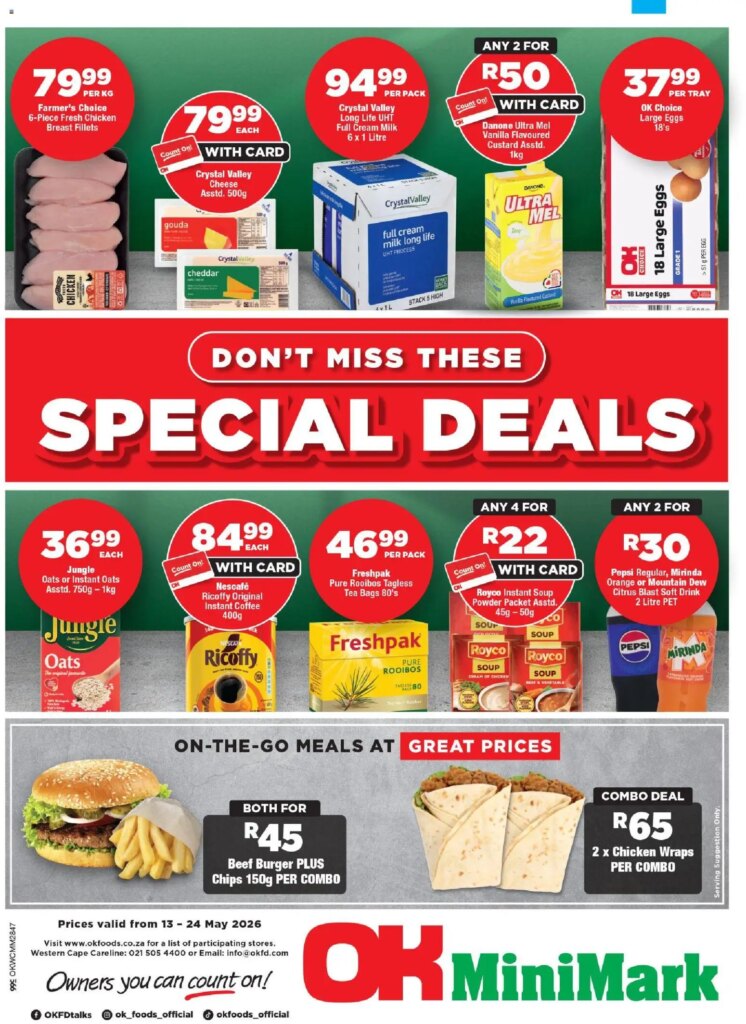 Shop OK Foods - Western Cape - OK MiniMark Specials This Week: 13 May 2026! 10 Shop OK Foods – Western Cape – OK MiniMark Specials This Week: 13 May 2026!