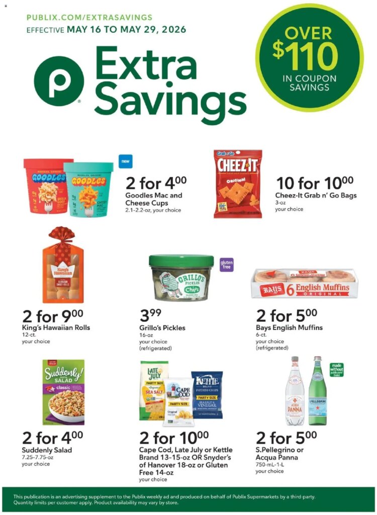 Publix Extra Savings This Week May 16 to May 29 2026 – Grab the Best Offers!