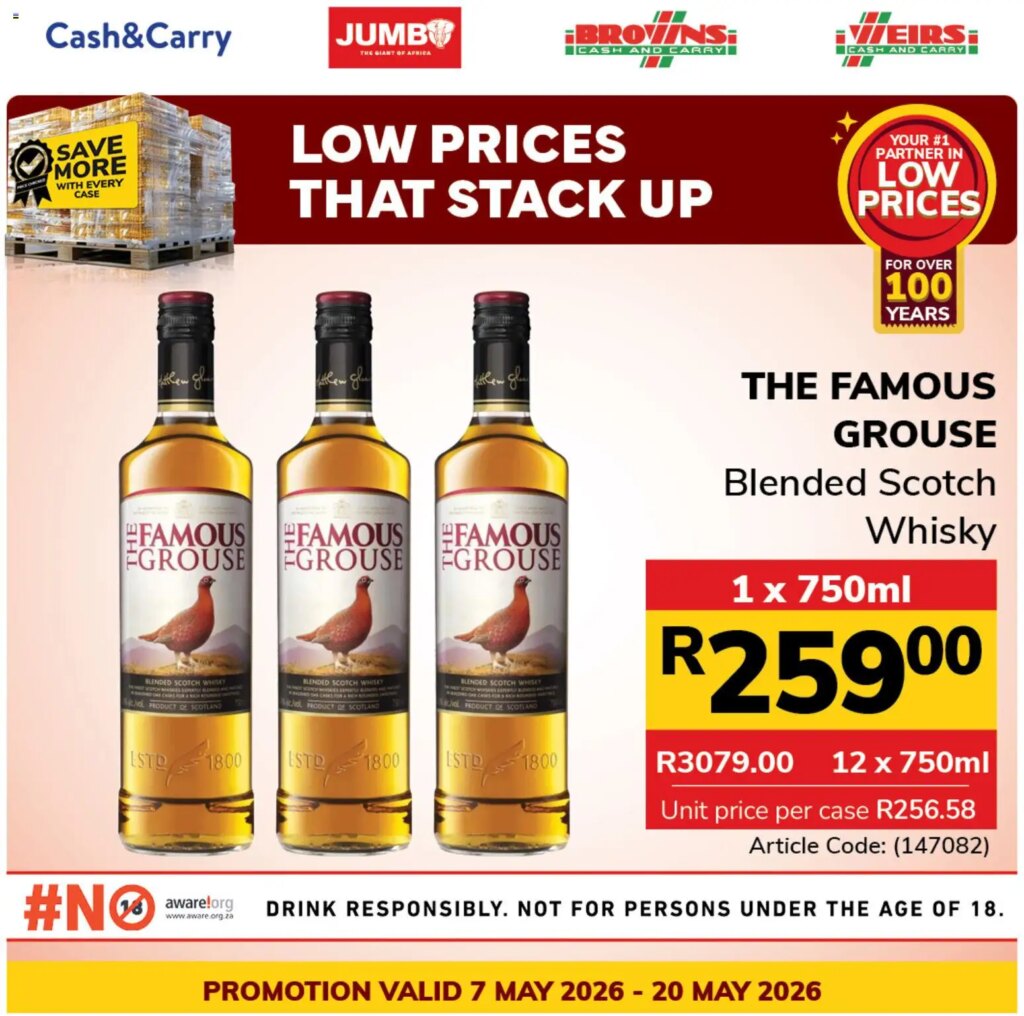 Jumbo Mid-Month Whisky Specials: Unmissable Deals from 07 May 2026!