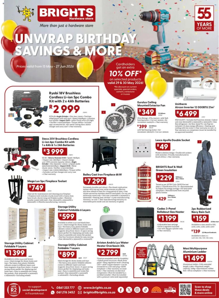 Save Big with Brights Hardware Specials This Week – 15 May 2026