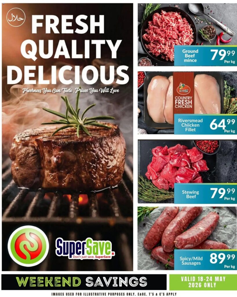 Super Save Fresh Butchery Specials: Amazing Deals from 18 May 2026!