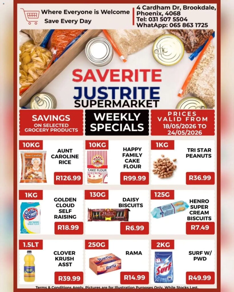 Saverite Specials: Incredible Deals Available from 18 May 2026! 5 Saverite Specials: Incredible Deals Available from 18 May 2026!