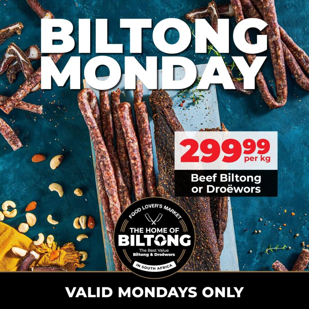 Food Lover's Market Biltong Monday: Special This Week on 18 May 2026! 3 Food Lover’s Market Biltong Monday: Special This Week on 18 May 2026!