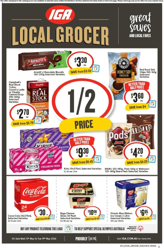 IGA Local Grocer NT Catalogue This Week: Amazing Deals May 13 2026 7 IGA Local Grocer NT Catalogue This Week: Amazing Deals May 13 2026