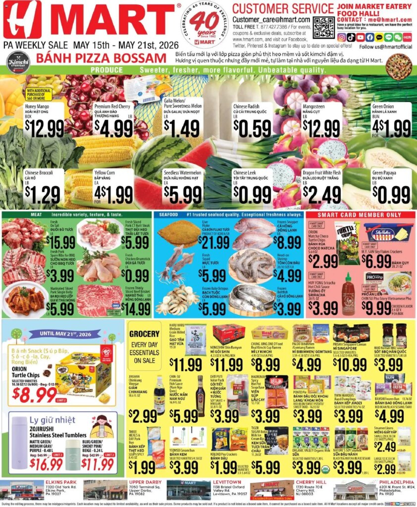 Hmart VIETNAMESE Savings This Week: May 15 to May 21 2026 Flyer