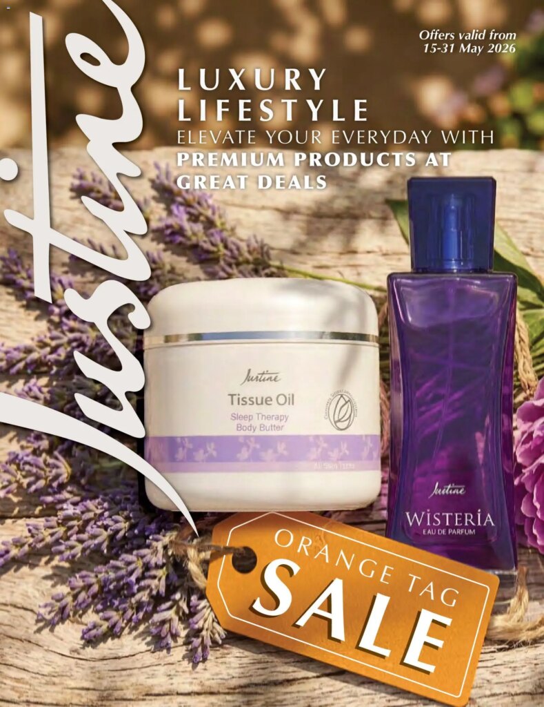 Justine Orange Tag Sale: Unmissable Deals Starting 15 May 2026!