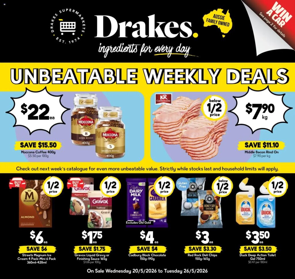 Drakes Catalogue QLD: Weekly Specials – May 20 2026 Deals!