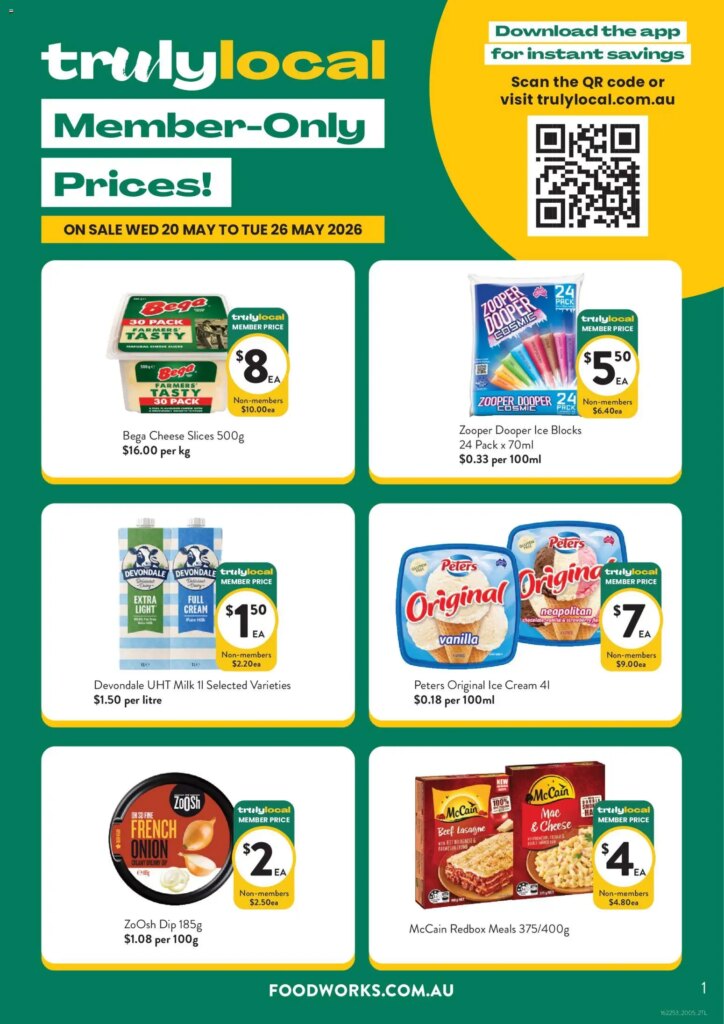 Foodworks Truly local Specials – May 20 2026 Hot Deals Await You!