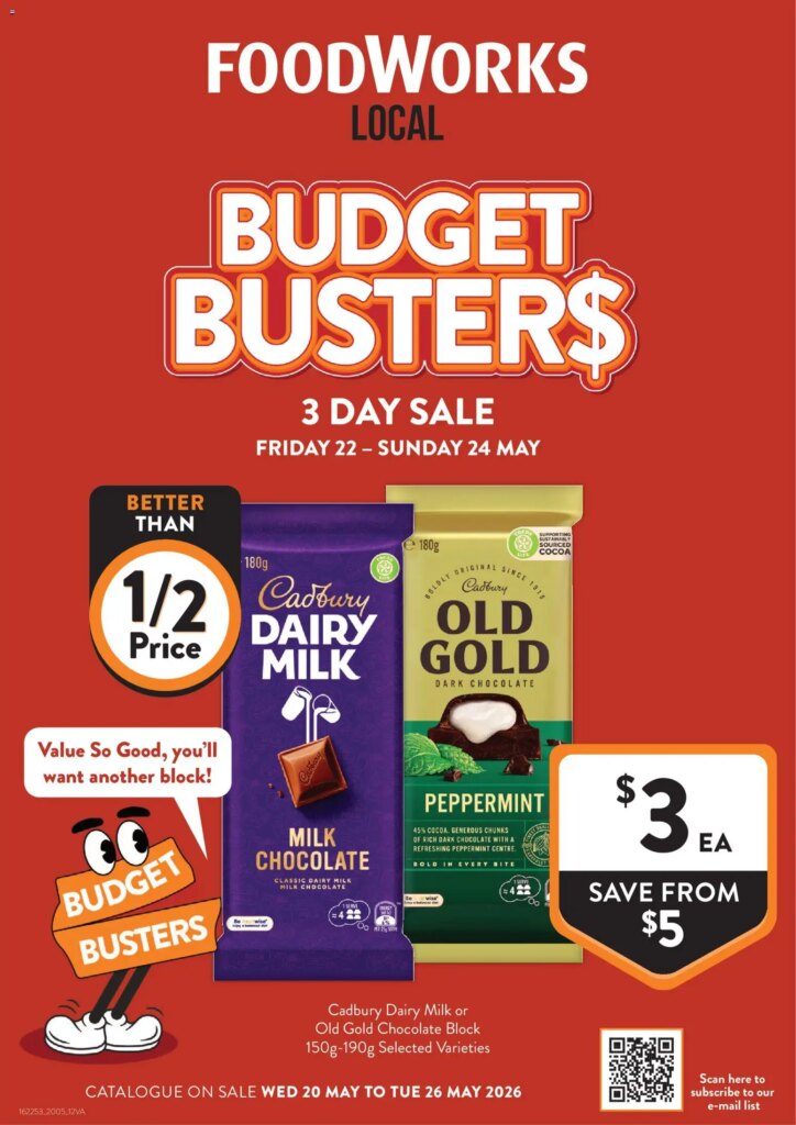 Foodworks Catalogue This Week: May 20 Savings and Specials!