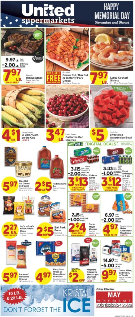 United Supermarkets Deals This Week May 20 to May 26 2026