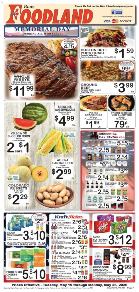 Foodland Weekly Ad This Week: Unbeatable Offers May 19 to May 25 2026