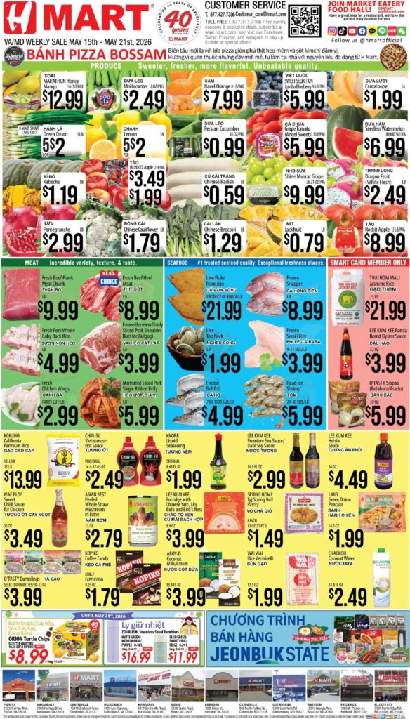 Hmart VIETNAMESE Flyer: Exciting Offers May 15 to May 21 2026!