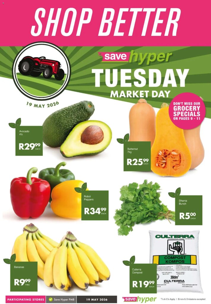 Hurry! Save Market Day Specials This Week – 19 May 2026