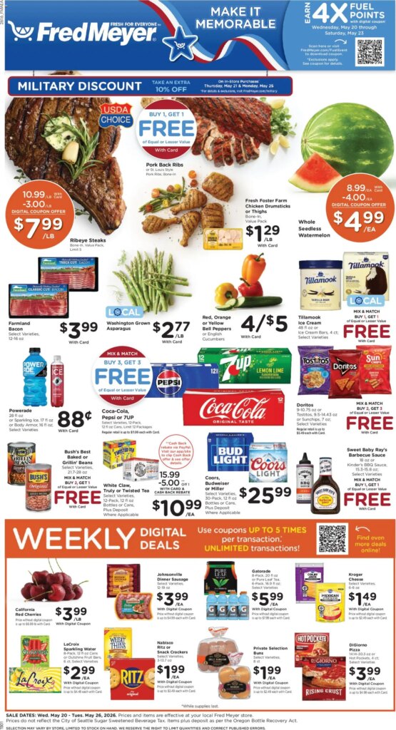 Fred Meyer Ad This Week: Exciting Offers from May 20 to May 26 2026!