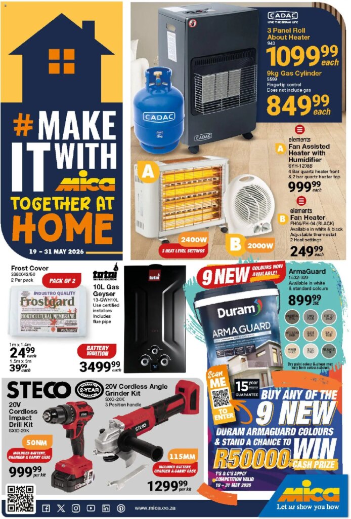 MICA – Make it with Mica leaflet: Specials from 19 May 2026!
