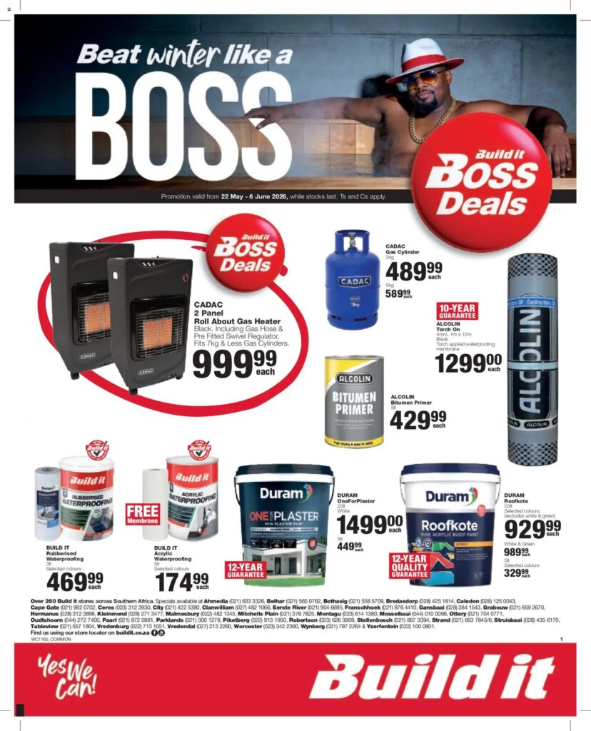 Catch the Exciting Specials at Build It Western Cape – 22 May 2026!