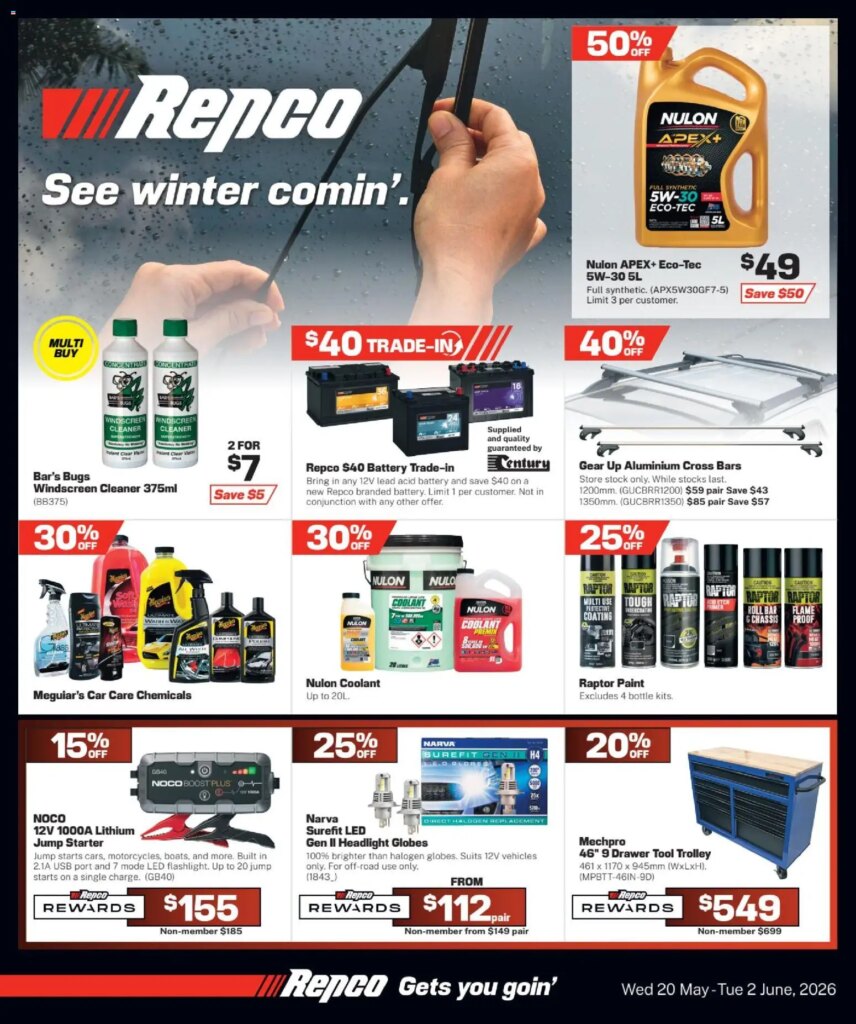 Repco Catalogue This Week: Unbeatable Deals for May 20 2026!