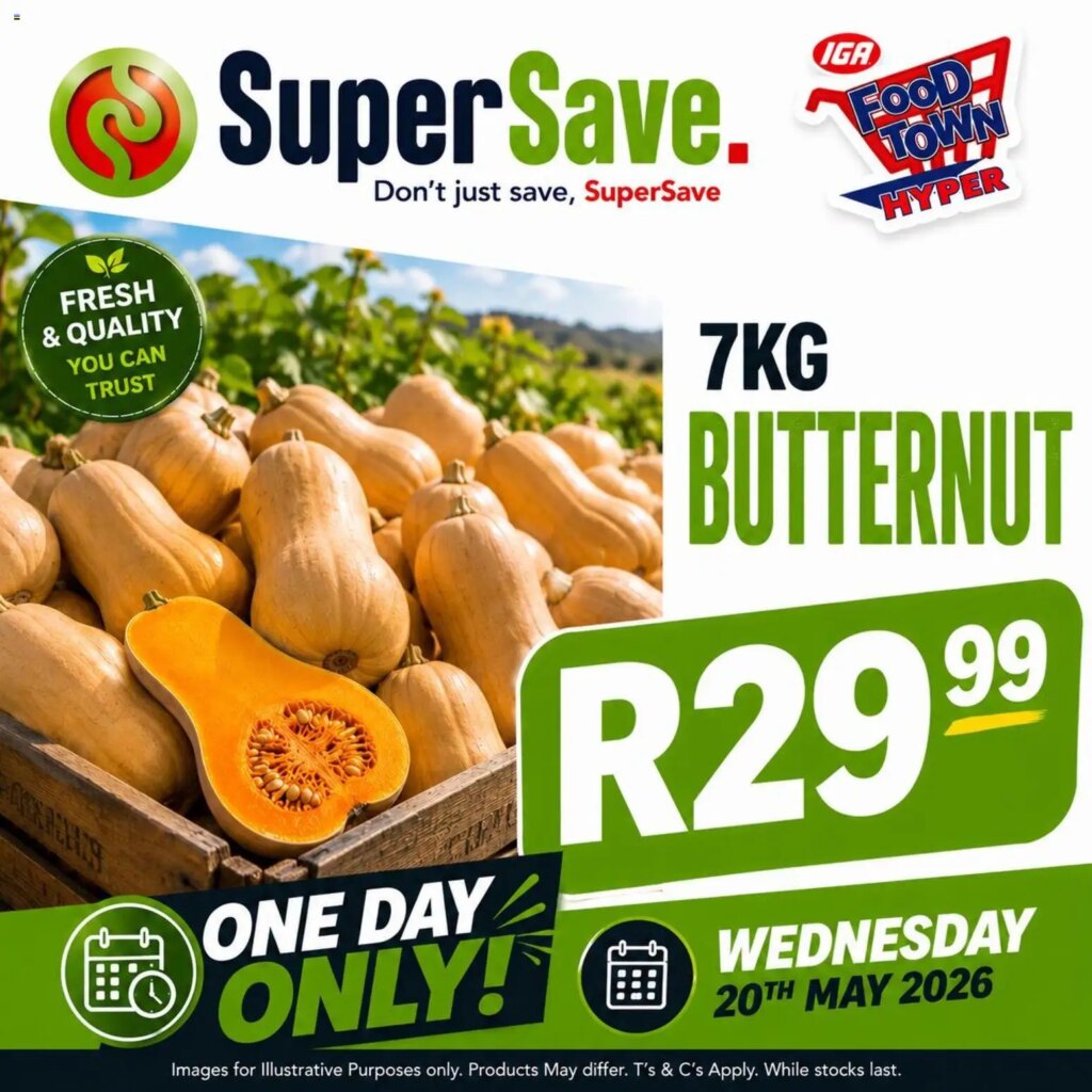Massive Savings at Super Save Wednesday Only: 20 May 2026 Special This Week!