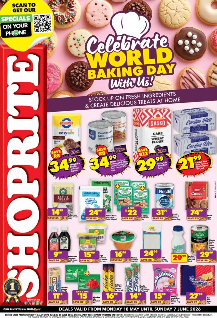 Shoprite – Western Cape: World Baking Day Essentials Special This Week – 18 May 2026