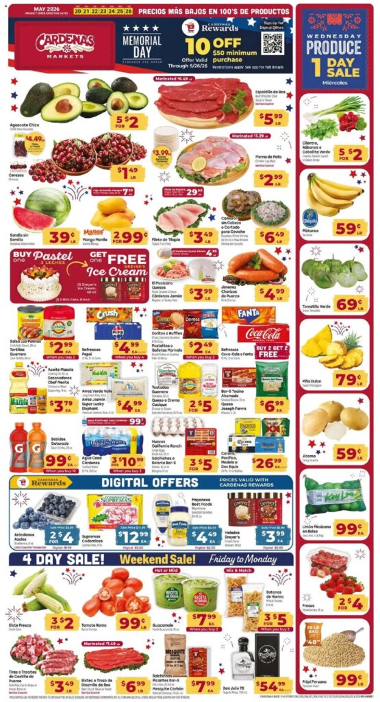 Cardenas Weekly Ad This Week: Hot Deals May 20 to May 26 2026