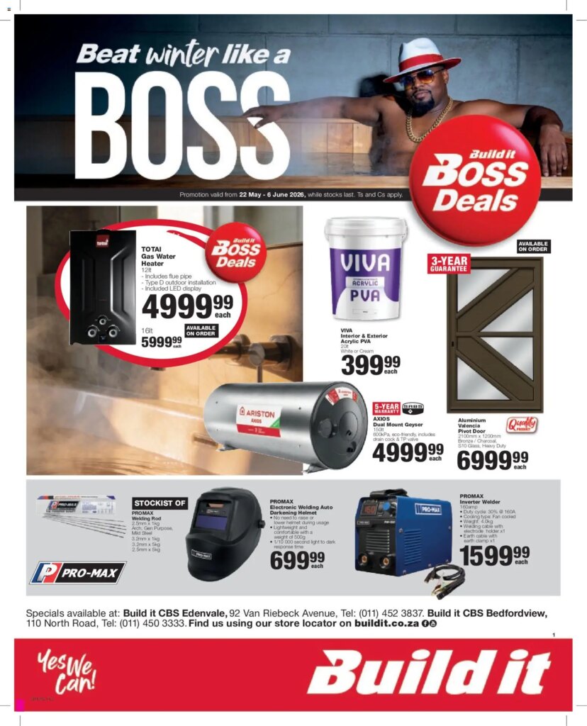 Unmissable Offers at Build It Gauteng – Specials from 22 May 2026!