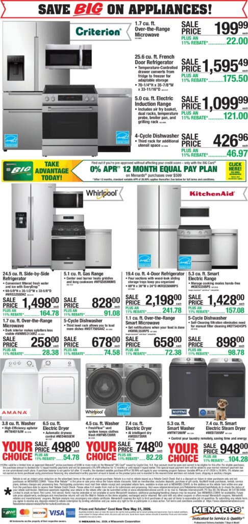 Menards – Exciting Weekly Ad This Week April 29 to May 5 2026