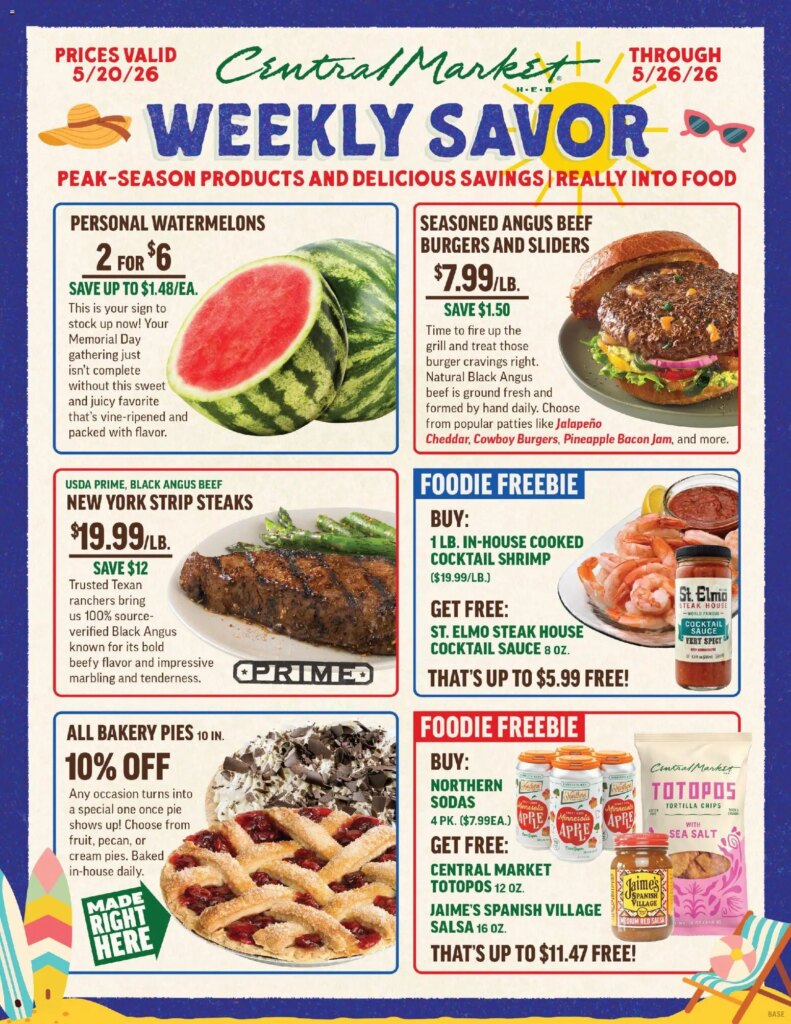 Central Market Ad This Week: May 20 to May 26 2026 – Unbeatable Specials!